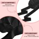 thumbnail image 5 of Gorro de seda Golden Star Beauty 100% seda morera negro, 5 of 6