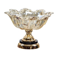 Magideal - Centro De Mesa De Frutero Con Patas, Cuencos En Relieve De Vidrio Para Encimera De Cocina, Multiusos Para Sala De Estar, Mesa De Centro, Restaurantes , Flor