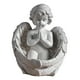 thumbnail image 2 of Bebé ángel En Alas Estatua Estatuilla Decoración Del Hogar Querubín Escultura 13.5x15x16cm, 2 of 3