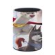 thumbnail image 3 of Liga de Súper Mascotas-theme Cylinder Pen Holder Pencil Organizer with Flannel Lining PVC Leather Material Cardboard Base for study work 10*8CM, 3 of 6