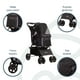 thumbnail image 3 of Coche Mascota Plegable Pro Perro Gato Negro BeePet, 3 of 7