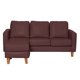 thumbnail image 1 of Seccional Venecia Intercambiable Pu Chocolate, 1 of 4
