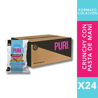 Puri Snacks - Pack Colaciones Puri Crunchy Maní 25Gr. / Caja 24 Un