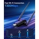 thumbnail image 2 of Adaptador WiFi USB inalámbrico Nineplus 1200Mbps para PC, 2 of 9