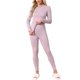 thumbnail image 2 of INSPIRE CHIC Conjuntos de Ropa Interior Térmica para Mujeres, Camiseta de Manga Larga Ultraligera y Suave, Conjunto de Leggings, Capa Base, Ropa Térmica de Invierno, Long Johns, L Púrpura, 2 of 5