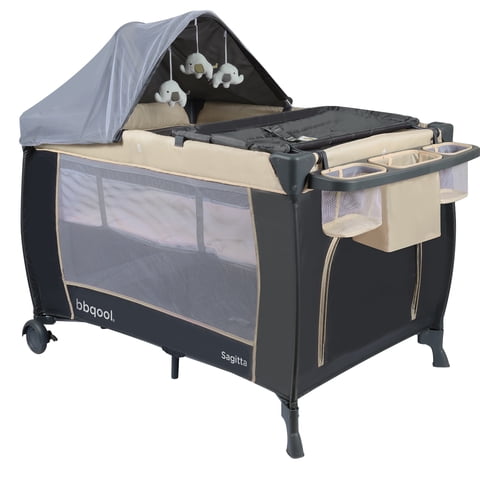 Bbqool - Cuna Playard Sagitta Beige