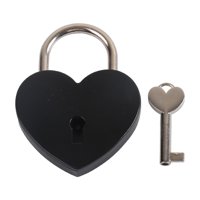 Bothyi - Cerradura Con Llaves Decoración Multicolor Retro Para Gabinete De Escuela De Juegos Negro