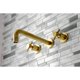 thumbnail image 5 of Grifo romano para bañera Kingston Brass Concord KS8027DX, latón cepillado, 5 of 7