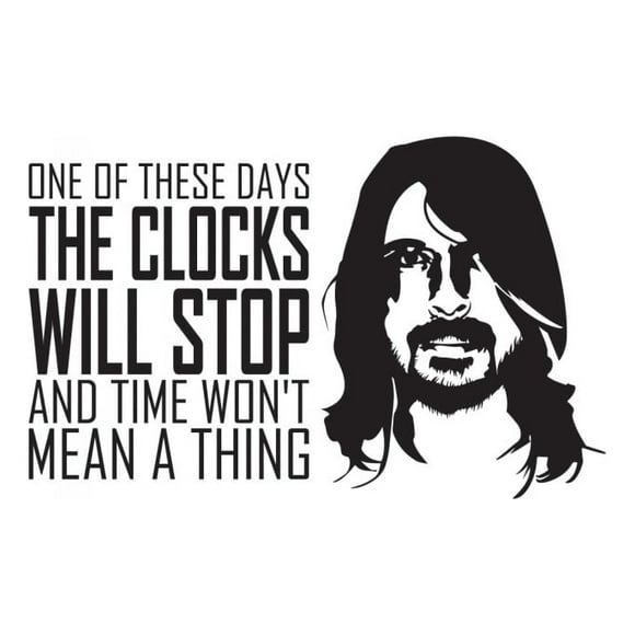 Decomural Foo Fighters The Clocks Will Stop WS-41006