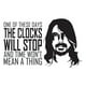 thumbnail image 1 of Decomural Foo Fighters The Clocks Will Stop WS-41006, 1 of 2