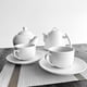 thumbnail image 4 of Set De 6 Tazas Y Platos de Porcelana Coupe 220Cc Línea Padua - Edición Limitada Trucillo, 4 of 8