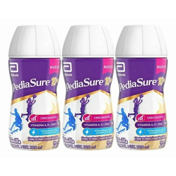 Pack Pediasure Liquido Sabor Vainilla 220ml X3