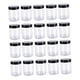 thumbnail image 3 of Tarro para mascotas con tapa, contenedor de cosméticos Slime a prueba de fugas, fácil de limpiar, redondo transparente para especias, loción corporal, 20 piezas 500ml, 3 of 5