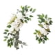 thumbnail image 5 of 2 Arcos De Boda Con Flores, Cartel De Bienvenida, Decoración De Ceremonia, Hojas Verdes, Color Blanco, 5 of 5