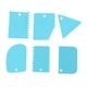 thumbnail image 4 of 6 Piezas De Raspador Para Alisar Pasteles, Utensilios Para Hornear, Alisador De Glaseado Para Pasteles Para Principiantes, Color Azul, 4 of 5