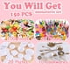 thumbnail image 2 of Set Miniaturas Comida Bebida 150pcs Accesorios Casa Muñecas, 2 of 3