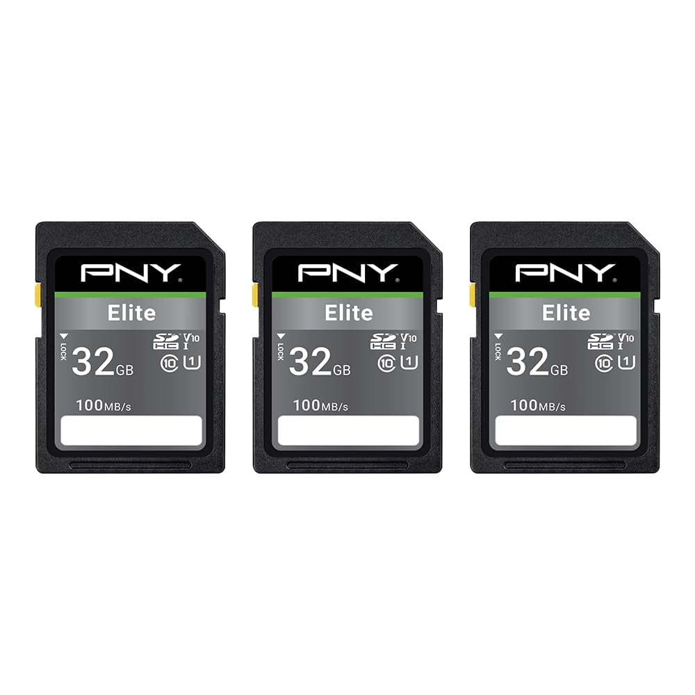 Memoria Flash Para Cámara Trail Pny De 32 Gb Elite Class 10 U1 V10