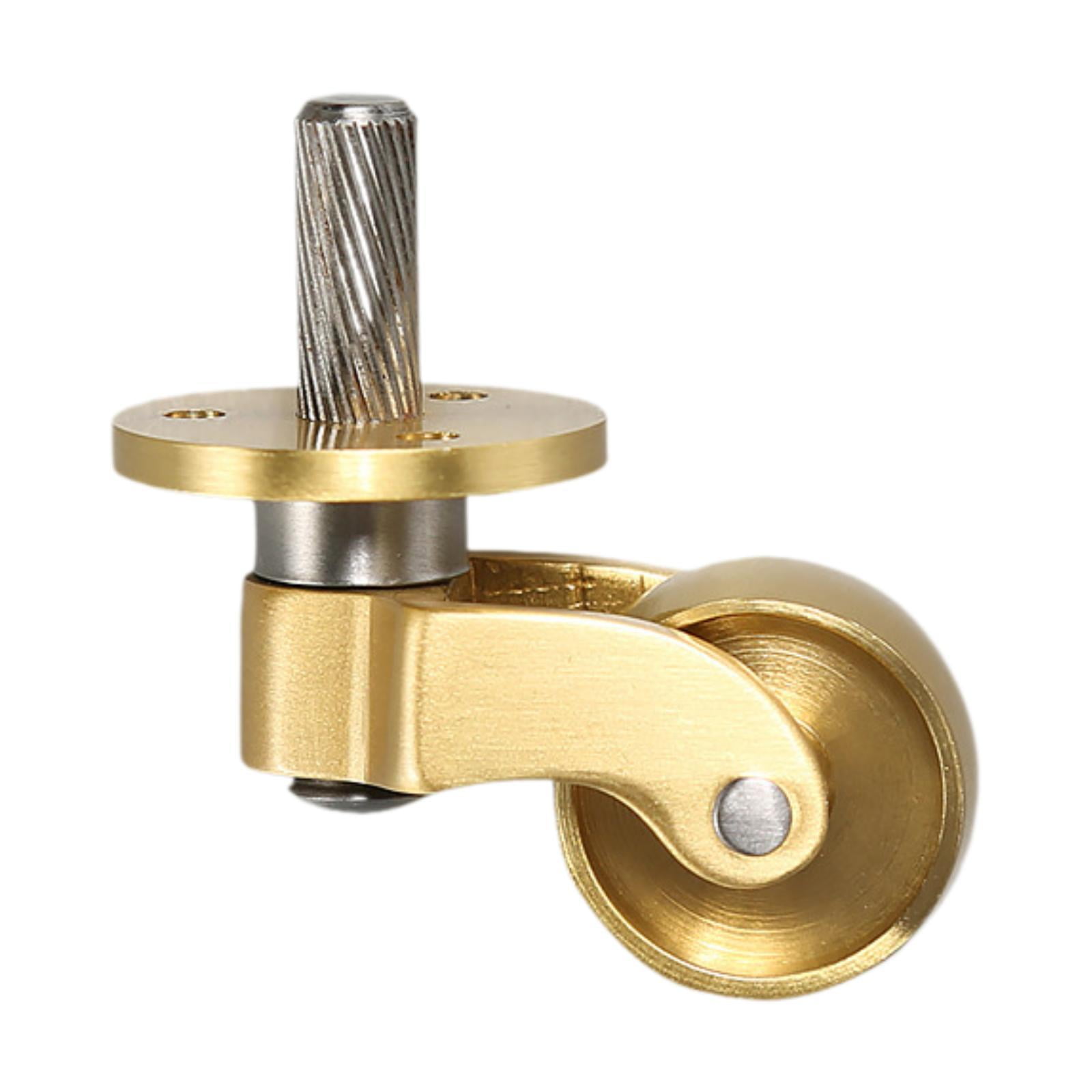 Ioensy - Patas De Los Muebles Ruedas De Latón Macizo Rueda Estilo D