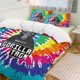 thumbnail image 1 of Tie Dye Bananas Gorilla Tag Comforter Set Soft 3 Pcs Twin Bedding Sets Thicken for All Season, 1 of 5