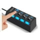 thumbnail image 3 of Multipuerto HUB 4 USB Extension 4 Puertos Extensor Botones De Encendido Notebook O PC USB Switch extensor con cable y power adapter, 3 of 4