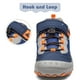 thumbnail image 3 of Zapatos de senderismo Mishansha para niños y niñas, capota baja, azul y naranja, 4, 3 of 3