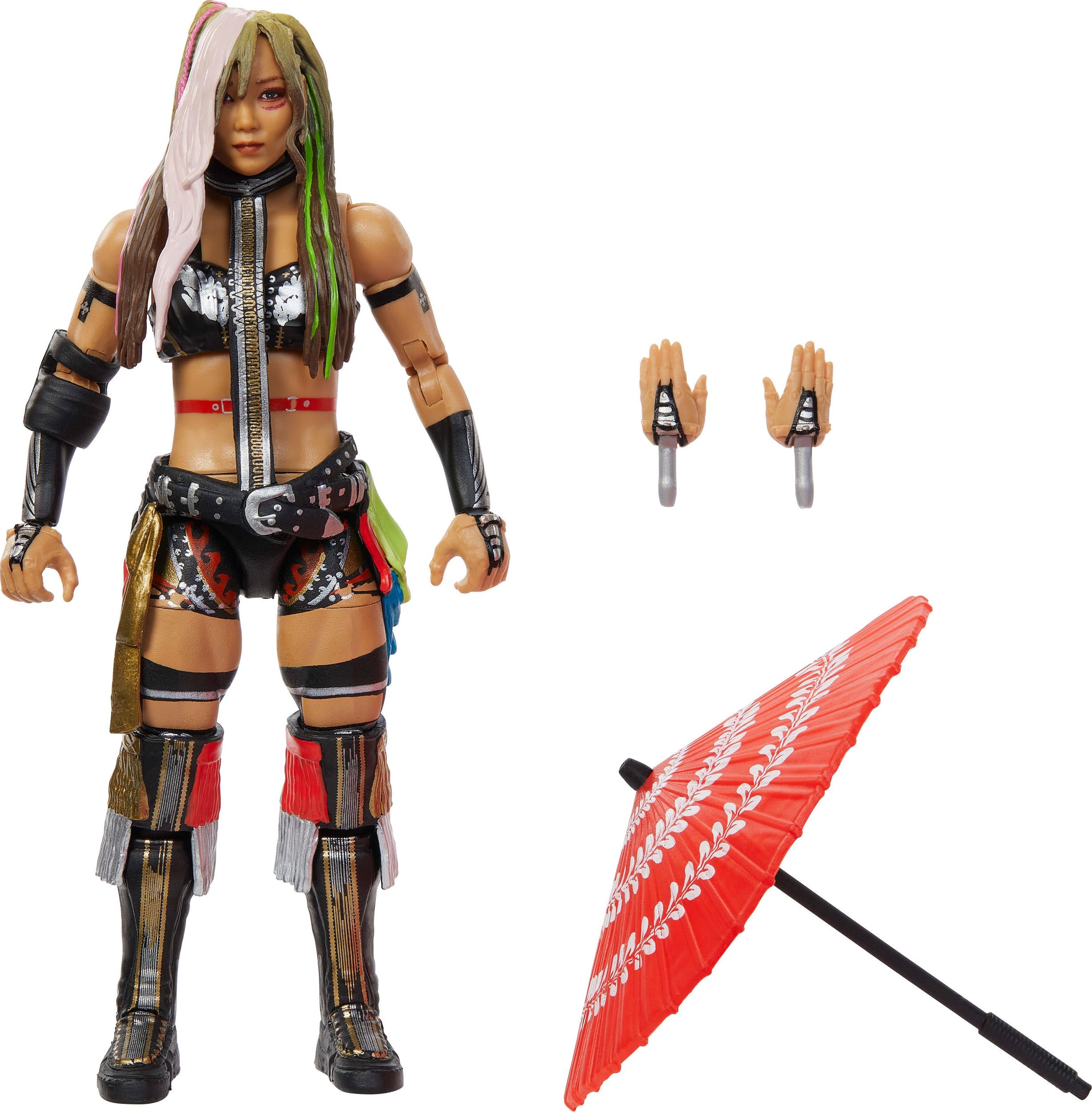Figura De Acción Mattel Wwe Elite Kairi Sane 15 Cm