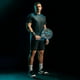 thumbnail image 3 of Polera Padel Abian Campa Negra 2024, 3 of 3