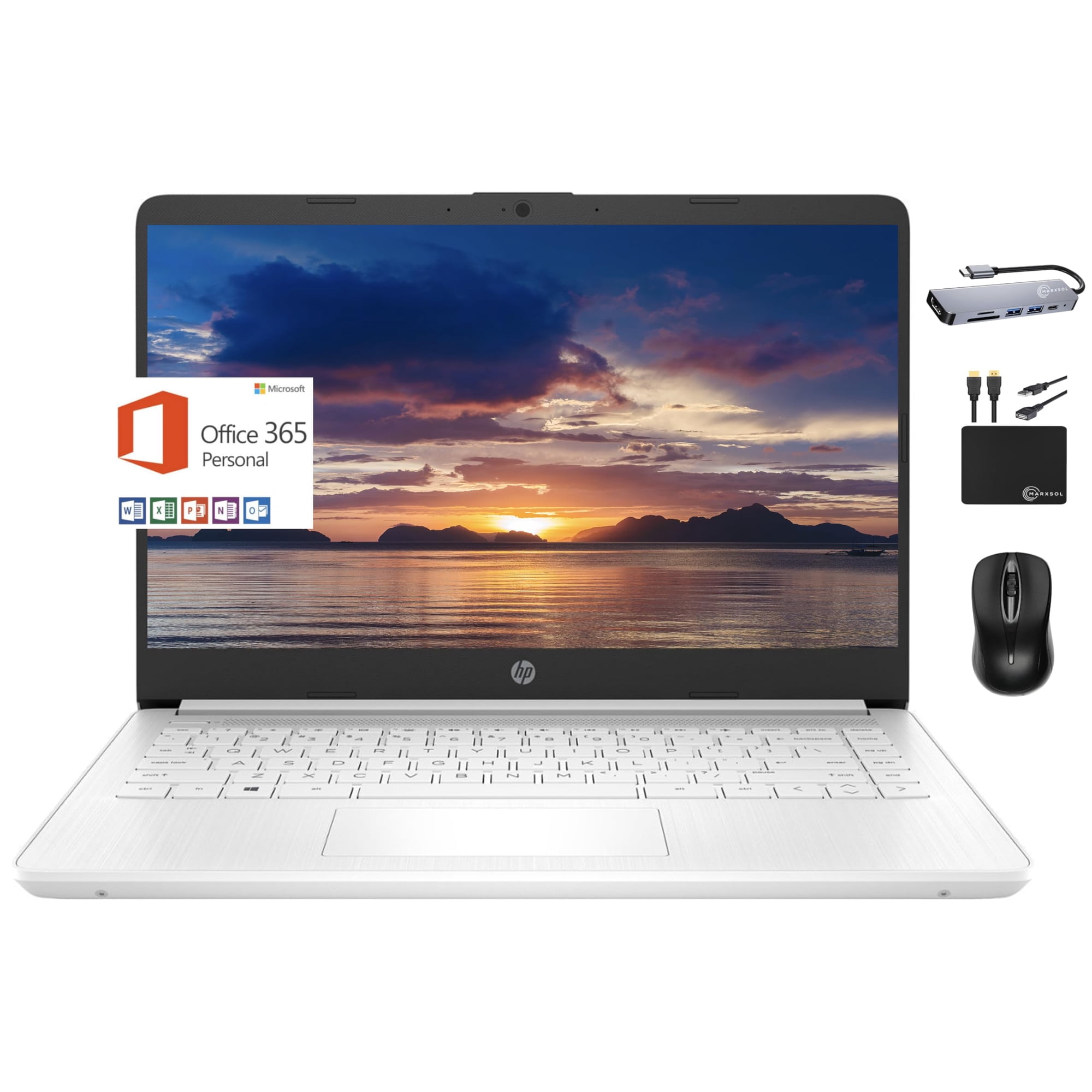 Ordenador Portátil Hp 2024 Premium 14 Micro-edge, 4 Gb De Ram, 128 Gb, Ssd, Win11