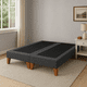 thumbnail image 1 of Base De Cama 2 Plazas Gris Grafito, 1 of 3