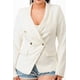 thumbnail image 2 of Chaqueta Blazer Cruzada Cc Clothing Azul Royal, 2 of 5