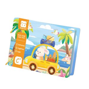 Magideal - Libro De Juguetes Educativos Para Rasgar Y Pegar, Actividades De Aprendizaje, Juego De Rol, Libro De Pegatinas Conejito