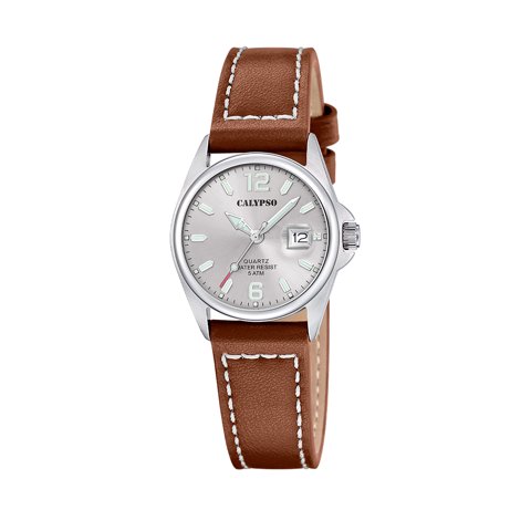 Reloj K5871/2 Calypso Gris Mujer Basic