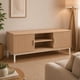 thumbnail image 4 of Rack de TV Fanty 120 cm con Puertas Ranuradas y Nicho Central, 4 of 8