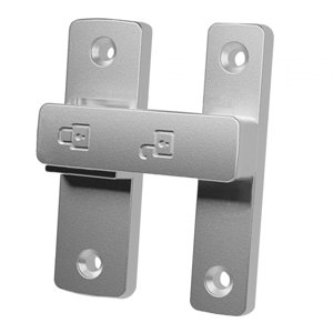 Bothyi - Pestillo De Puerta De 180 Grados, Cerradura De Perno Para Puertas, Para Jardín, Interior, Exterior, Oficina, Plateado