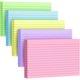 thumbnail image 1 of 200 Count Index Cards 4x6 Inch, Colored Flash Card 40 Sheet, 1 of 3
