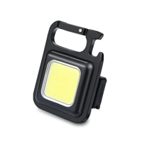 Genérico - Mini Linterna Llavero Cob Potente Recargable Luz Blanco Frio