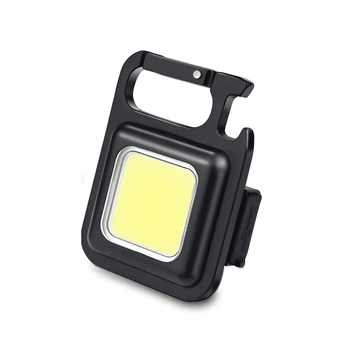 Genérico - Mini Linterna Llavero Cob Potente Recargable Luz Blanco Frio