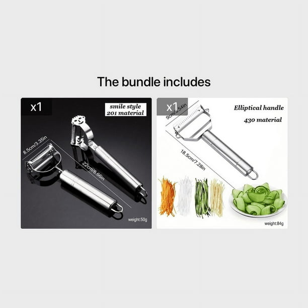 Stainless Steel Grater For Potato Cucumber Carrot, Vegetable Fruit Peeler, Outdoor Home Kitchen Accessories Gadgets