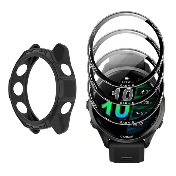 Protector de pantalla FUXINRUN para Garmin Forerunner 570 de 47 mm