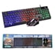thumbnail image 4 of Kit Teclado Mouse Alambric Gamer Retroiluminado Pc Notebook negro, 4 of 7