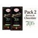 thumbnail image 1 of Pack 2 Tabletas chocolate 70% Cacao 2un x 75g, 1 of 4