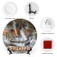 thumbnail image 3 of Leviatán Plato decorativo de porcelana fina (bone china), plato decorativo de cerámica para hogar, oficina, soporte de pared, platos decorativos para dormitorio - 6 pulgadas (15 cm), 3 of 6