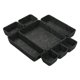 thumbnail image 3 of Organizador De Cajones De Fieltro, Bandeja, Contenedor De Almacenamiento Sencillo Para Cocina, Hogar, Despensa, Gris Oscuro, 3 of 5