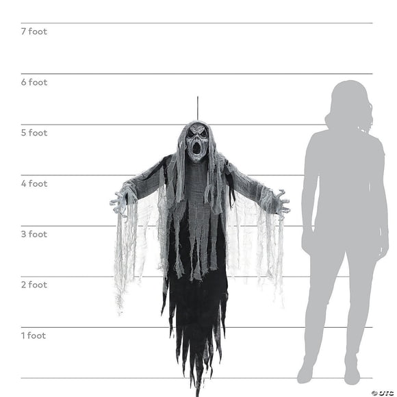 Fantasma Aullador 152 cm con Ojos LED y Sonido Halloween - Frank & Mortis