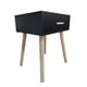 thumbnail image 2 of Set 2 Veladores Dormitorio Dover 1 Cajon Negro, 2 of 3