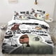 thumbnail image 1 of Rapper Kanye West Bedding Set Duvet Cover Bed Set Quilt Cover Pillowcase Comforter Boys Adult Bedding Set, 1 of 5