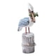thumbnail image 3 of Estatua De Playa Rústica Para Decoración Del Hogar, Adorno De Pájaro Para Estante, Dormitorio Interior, Estilo Retro Azul, 3 of 5