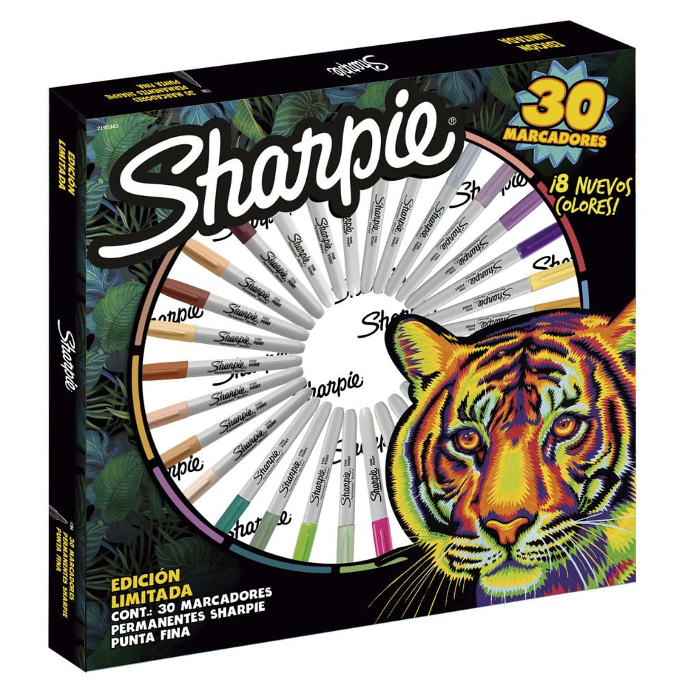 Ruleta Sharpie Colores Tierra 30 Marcadores Edicion Limitada