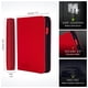 thumbnail image 2 of Archivador para cartas Vault X Zip de 4 bolsillos para 160 cartas, rojo, 2 of 7