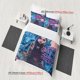 thumbnail image 1 of Jinx Street Graffiti Art Illustration Neon Tone Dynamic Line Pattern Set Soft and Comfortable Bedding Set, 1 of 1